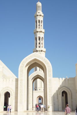 Minarett
03.11.2012
ein Minarett der Sultan-Qabus-Moschee
Schlüsselwörter: Oman Maskat