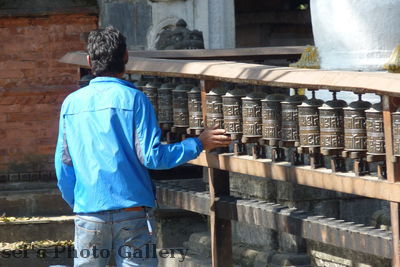 Swayambhunath 6
08.11.2012
Buddistische Gebetsmühlen
Schlüsselwörter: Nepal Kathmandu