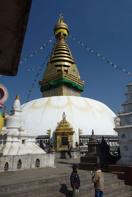 Swayambhunath 18
08.11.2012
Die große Stupa
Schlüsselwörter: Nepal Kathmandu