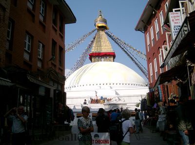 Bodhnath-Stupa 1
08.11.2012
erster Blick auf die Stupa
Schlüsselwörter: Nepal Kathmandu